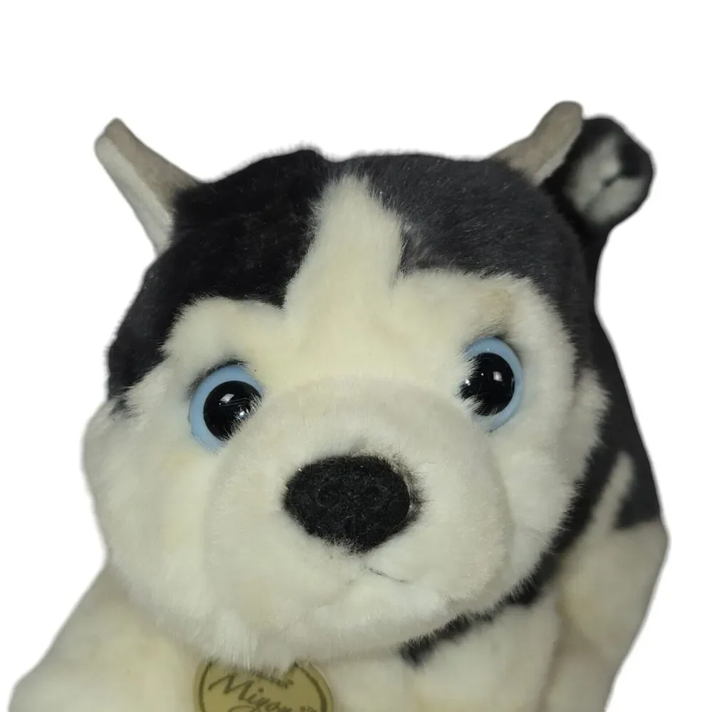 Aurora‎ Miyoni Tots Plush Husky Puppy Dog Stuffed Animal Blue Eyes Realistic
